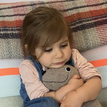 Pure Wool Seal Soft Toy Personalised And Handmade, 4 of 7
