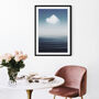 Relaxing Calm Ocean And Cloud Photography Print, thumbnail 1 of 3