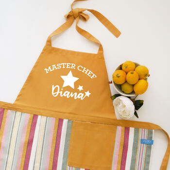 Personalised Quality Cotton Apron, Personalised Gift, 7 of 12
