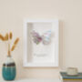 Custom Map 3D Butterfly Mother's Day Wall Art, thumbnail 2 of 2