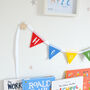 Personalised Colourful Bunting Boys Bedroom, thumbnail 5 of 8