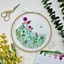 Flower Garden Embroidery Kit, thumbnail 12 of 12