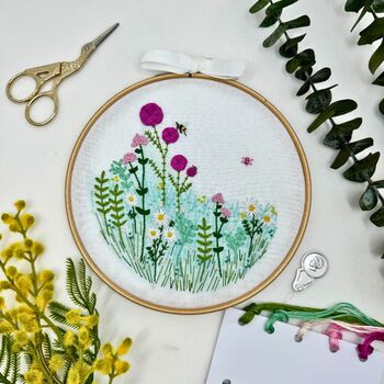 Flower Garden Embroidery Kit, 12 of 12