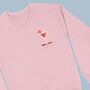 Cosmopolitan Cocktail Women's Sweatshirt, thumbnail 2 of 2