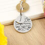 Mummy Gift From Child Floral Pewter Keyring, thumbnail 3 of 6