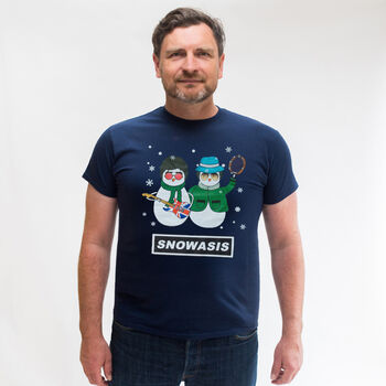 Mens Christmas Oasis T Shirt, 4 of 4
