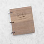 Personalised Wooden Recipe Book For Bakers, thumbnail 5 of 6
