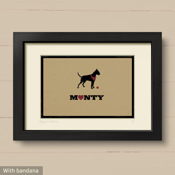 Personalised Boxer Dog Print For One Or Two Dogs, 5 of 10