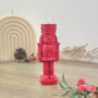 Red Nutcracker Christmas Candle And Festive Decor, thumbnail 3 of 10