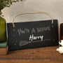 'You're A Wizard' Illustrated Slate Chalkboard Sign, thumbnail 1 of 2