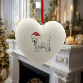 West Highland Terrier Ceramic Bauble, 4 of 4