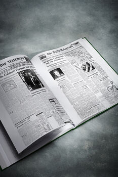 Falklands War Personalised History Gift Newspaper Book, 6 of 9