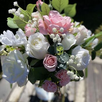 Blush Pink And White Gift Bouquet, 8 of 12