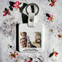 Custom Leather Photo Keyring With Message, thumbnail 4 of 6