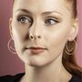 Silver Overlapping Two Way Ear Jacket Earrings, thumbnail 1 of 5