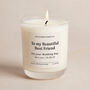 Personalised Best Friend Wedding Gift Soy Wax Candle, thumbnail 1 of 5