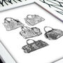 Designer Handbag Collection Poster, thumbnail 1 of 3