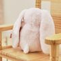 Personalised Easter Pale Pink Bunny Soft Toy, thumbnail 4 of 5