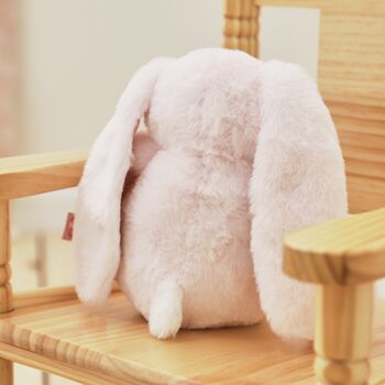 Personalised Pale Pink Bunny Soft Toy, 4 of 5