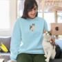 Personalised Pet Full Portrait Sweatshirt, thumbnail 2 of 10
