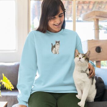Personalised Pet Full Portrait Sweatshirt, 2 of 10