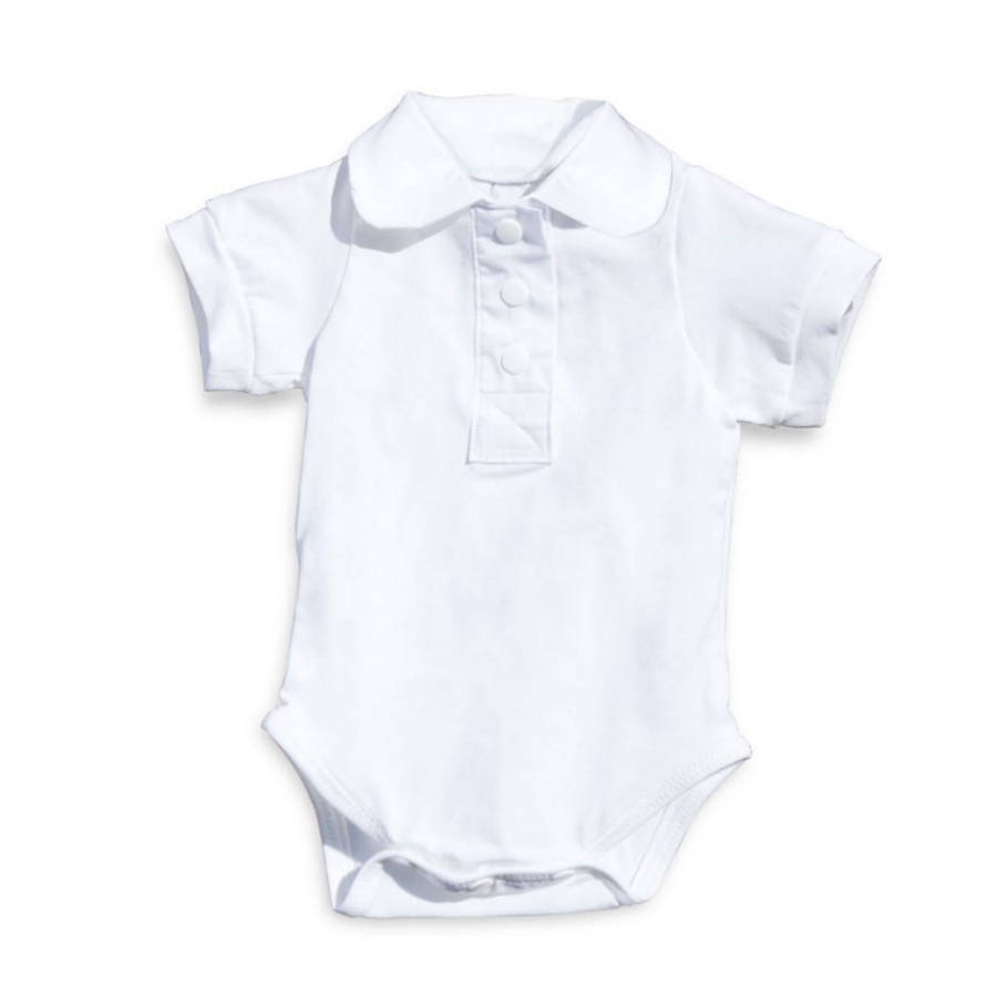 baby boy white shirt bodysuit