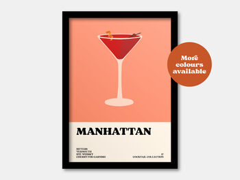 Manhattan Cocktail Print, 3 of 7