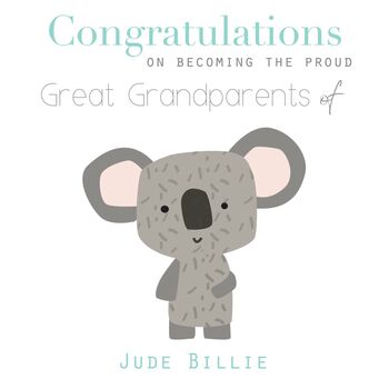 Congratulations On Becoming Grandparent's Greeting Card, 4 of 9