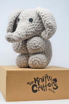 Ollie Elephant Crochet Kit, 3 of 6