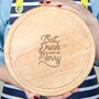 'Eat, Drink And Be Merry' Wooden Chopping Board, thumbnail 1 of 4