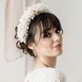 Matilda Daisy Dried Flower Crown Wedding Headband, thumbnail 1 of 3