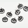 Black Pumpkin Halloween Garland, thumbnail 2 of 7