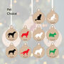 Personalised Wooden Pet Bauble, thumbnail 5 of 5