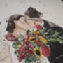 Bespoke Handpainted Wedding Couple Illustration, thumbnail 2 of 2