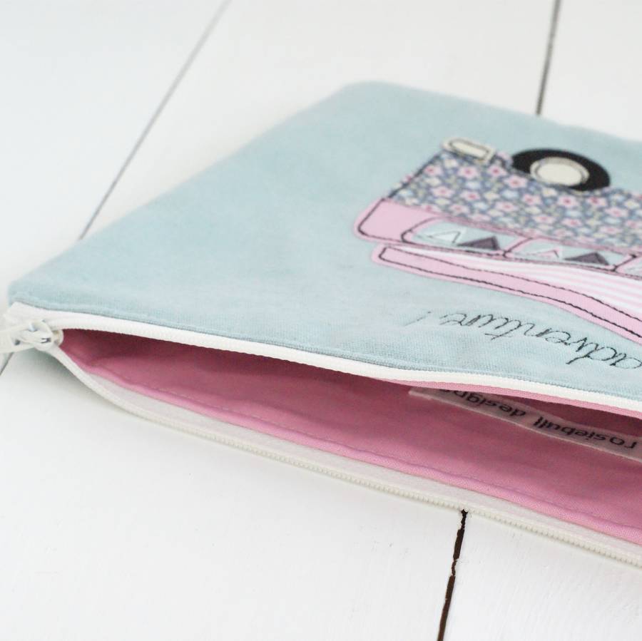 personalised campervan travel document bag by rosiebull designs