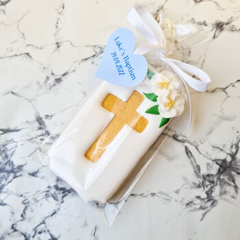 Personalised Christening Favours, Six Baptism Biscuits, 11 of 11