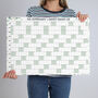 Personalised 2026 Wall Calendar | A1 Or A2 Eucalyptus Planner, thumbnail 1 of 5