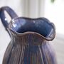Stainforth Large Blue Ceramic Jug Vase, thumbnail 5 of 11