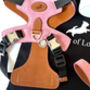 Pink Leather Dog Harness, thumbnail 6 of 6
