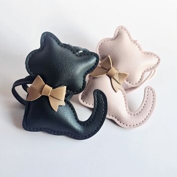 Faux Leather Cat Bag Charm, 4 of 4