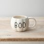 'Boo' White Ceramic Pumpkin Mug, thumbnail 1 of 2