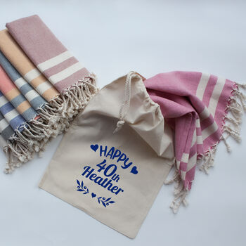 Personalised Soft Cotton Tea Towels, Sustainable Gift, 8 of 11