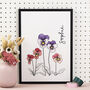 Birth Flower Illustrated Prints, thumbnail 12 of 12