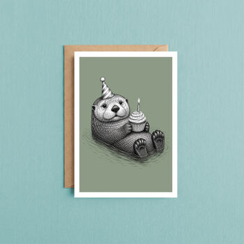 Pack Of Six Marine Life Birthday Cards, 7 of 11