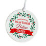 Personalised Christmas Believe On The Polar Express Ornament, thumbnail 2 of 7