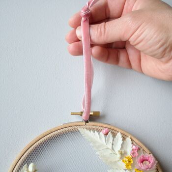 Olga Prinku Dried Floral Embroidery Hoop Kit No.Three, 6 of 7