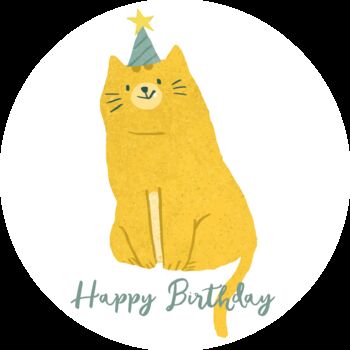 Cat Birthday Lollipop, 2 of 4