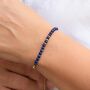 September Birthstone Lapis Lazuli Bracelet, thumbnail 6 of 8