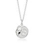 Engraved Sterling Silver Aries Zodiac Necklace, thumbnail 10 of 12