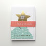 'Cat Star' Gold Foiled Christmas Card, thumbnail 2 of 3